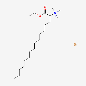 Chemical structure of Carbethopendecinium bromide