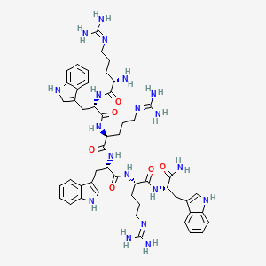 Chemical structure of RW3 (trifluoroacetate salt)
