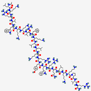 Chemical structure of SAAP 148 (trifluoroacetate salt)