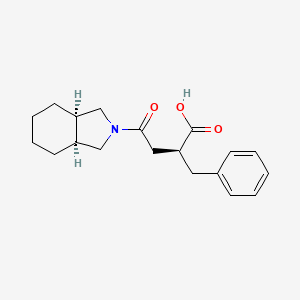 Chemical structure of MDMB-4en-PINACA butanoic acid metabolite-d4