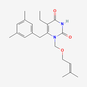 Chemical structure of CH-PIATA N-pentanoic acid metabolite