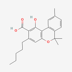 Chemical structure of Cannabinolic Acid