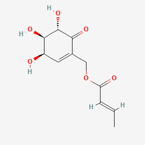 Chemical structure of 6-epi COTC