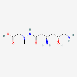 Chemical structure of Negamycin (hydrochloride)