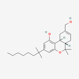 Chemical structure of 9(S)-Hexahydrocannabiphorol Acetate