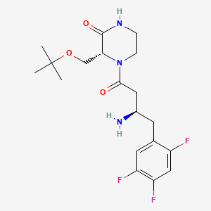 Chemical structure of 4-fluoro MDMB-BUTINACA-d4