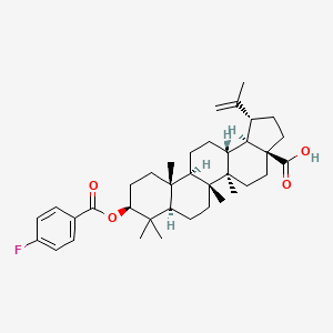 Chemical structure of ZM 522