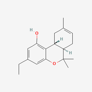 Chemical structure of δ8-THC-ethyl