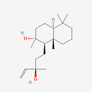 Chemical structure of Linoleic Acid-d11 ethyl ester