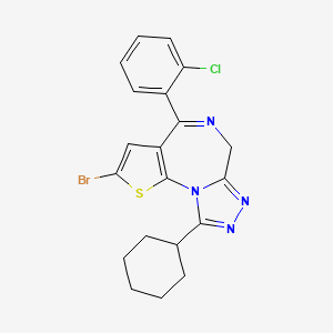 Chemical structure of Ciclotizolam