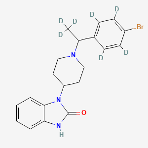Chemical structure of Brorphine-d7