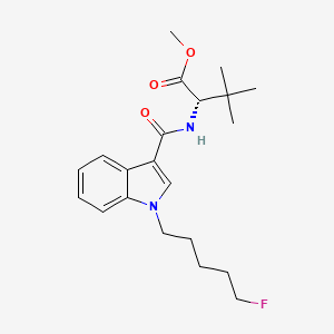 Chemical structure of 5-fluoro MDMB-PICA-d5 (exempt preparation)
