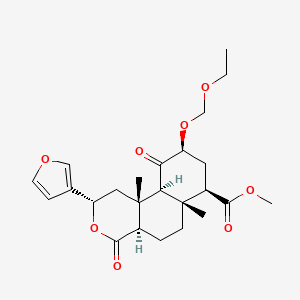 Chemical structure of Salvinorin B ethoxymethyl ether
