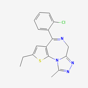 Chemical structure of Etizolam-d4