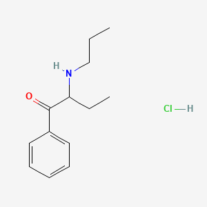 Chemical structure of N-propyl Buphedrone (hydrochloride)
