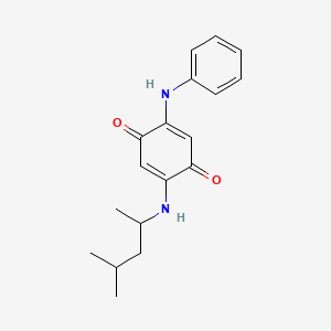 Chemical structure of 6-PPD-quinone