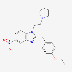 Chemical structure of Etonitazepyne