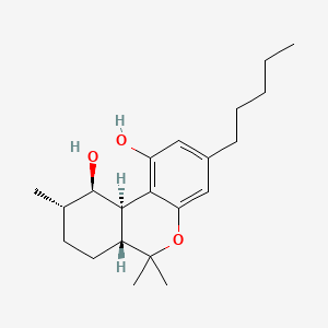 Chemical structure of 10(R)-hydroxy-9(S)-Hexahydrocannabinol