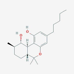 Chemical structure of 10(S)-hydroxy-9(R)-Hexahydrocannabinol