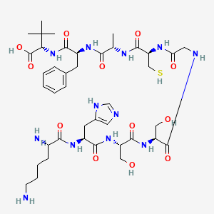 Chemical structure of Shepherdin (trifluoroacetate salt)
