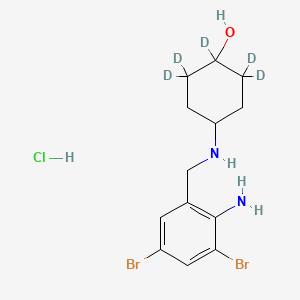 Chemical structure of Ambroxol-d5 (hydrochloride)