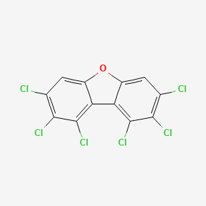 Chemical structure of 1,2,3,7,8,9-Hexachlorodibenzofuran