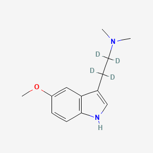 Chemical structure of 5-methoxy DMT-d4