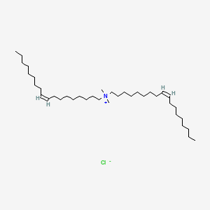 Chemical structure of Dioleyldimethylammonium chloride