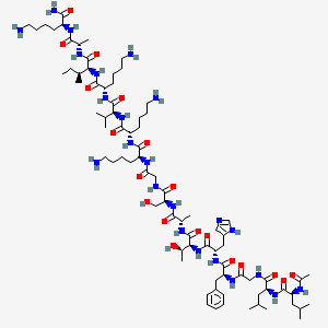 Chemical structure of BRC4wt (trifluoroacetate salt)
