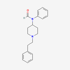 Chemical structure of N-formyl 4-ANPP