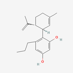 Chemical structure of Abnormal Cannabidivarin