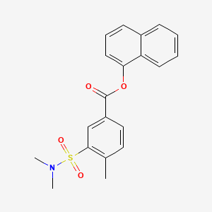 Chemical structure of NMDMSB