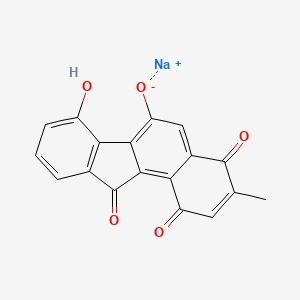 Chemical structure of Fluostatin A (sodium salt)