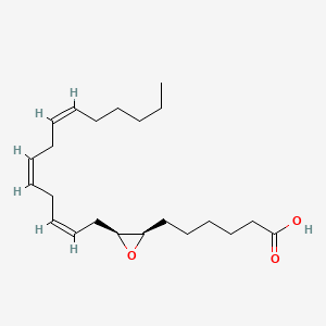 Chemical structure of (±)7(S),8(R)-EDT
