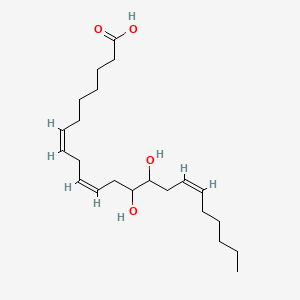 Chemical structure of (±)13,14-DiHDoTrE