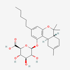 Chemical structure of δ8-THC Glucuronide