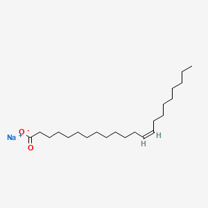 Chemical structure of Sodium erucate