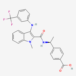 Chemical structure of AMX12006