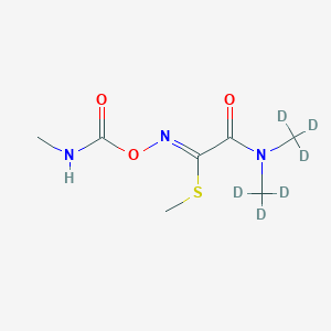 Chemical structure of Oxamyl-d6