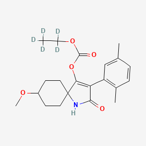 Chemical structure of Spirotetramat-d5