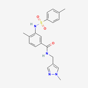 Chemical structure of S-72