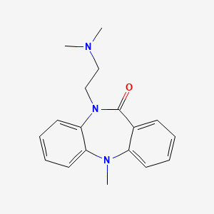 Chemical structure of HUP-55