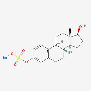 Chemical structure of Sodium 17beta-estradiol sulfate