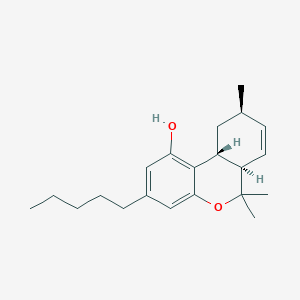 Chemical structure of 9(R)-Delta7-THC