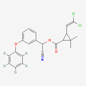 Chemical structure of Cypermethrin-d5