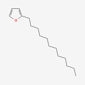 Chemical structure of 2-Dodecylfuran