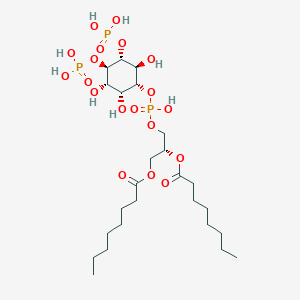 Chemical structure of PtdIns-(4,5)-P2 (1,2-dioctanoyl)