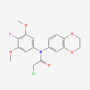 Chemical structure of C18