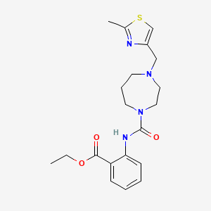 Chemical structure of MTDB