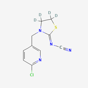 Chemical structure of Thiacloprid-d4